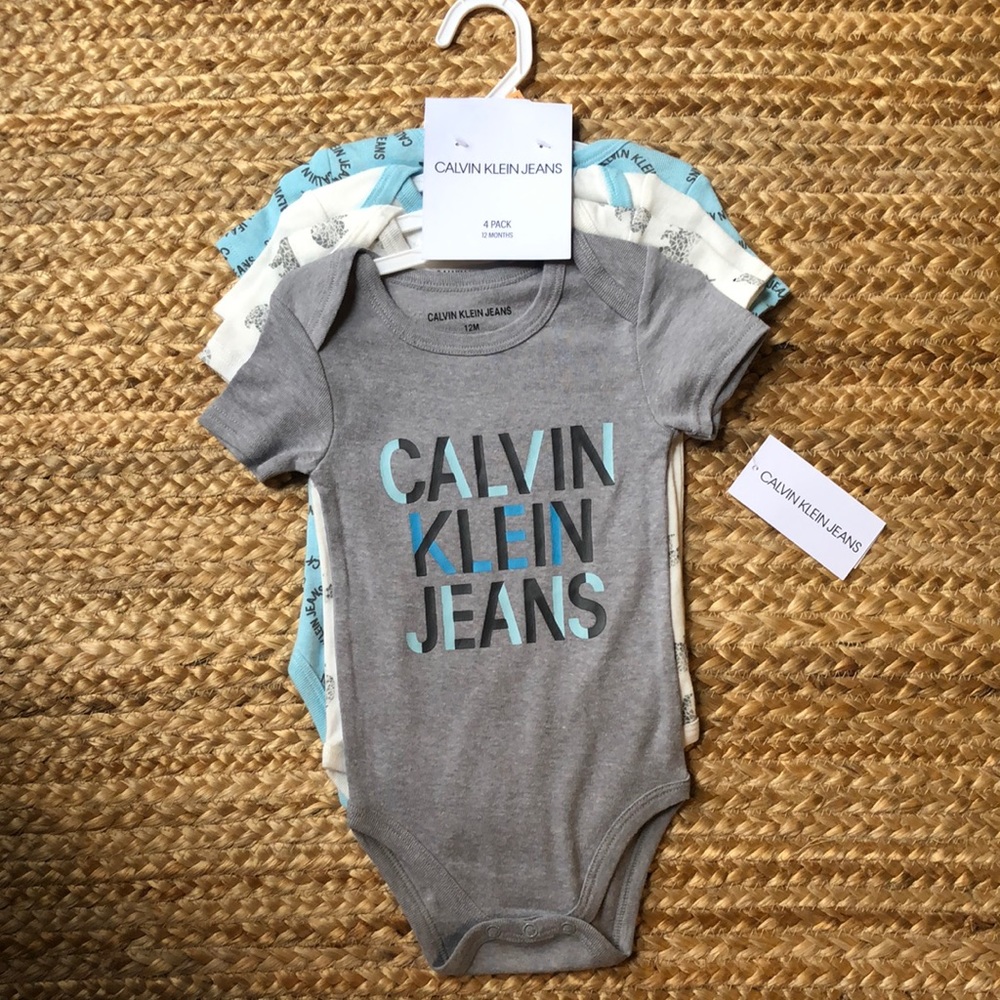 BNWT Calvin Klein Jeans Bodysuits 12 Mo